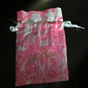 Lilly Pulitzer Pink and White Mini Bag